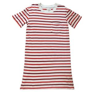 Madewell Striped T-Shirt Dress